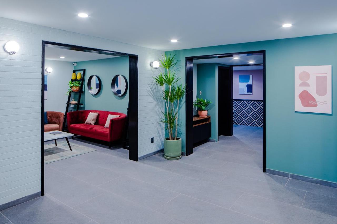 Апартаменты Niu Modern & Centric Lofts Мехико Экстерьер фото